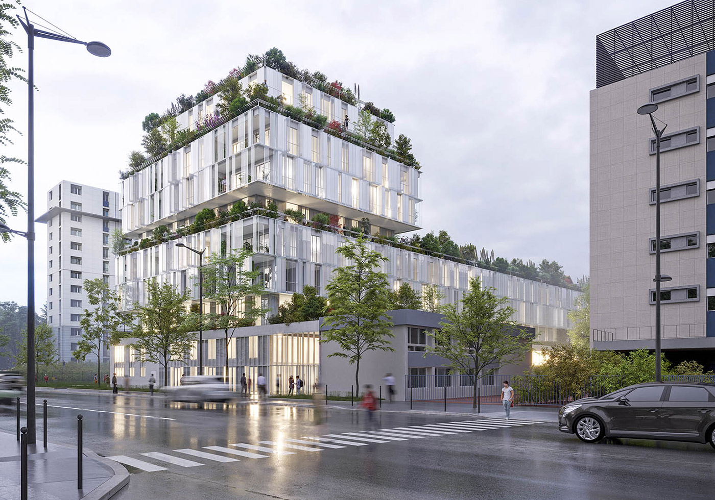 82 Logements Porte de Choisy, Paris 13e Saroam 82 Logements Porte de Choisy, Paris 13e Saroam