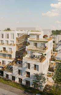 53 logements flexibles, lot B, écoquartier Monconseil, Tours